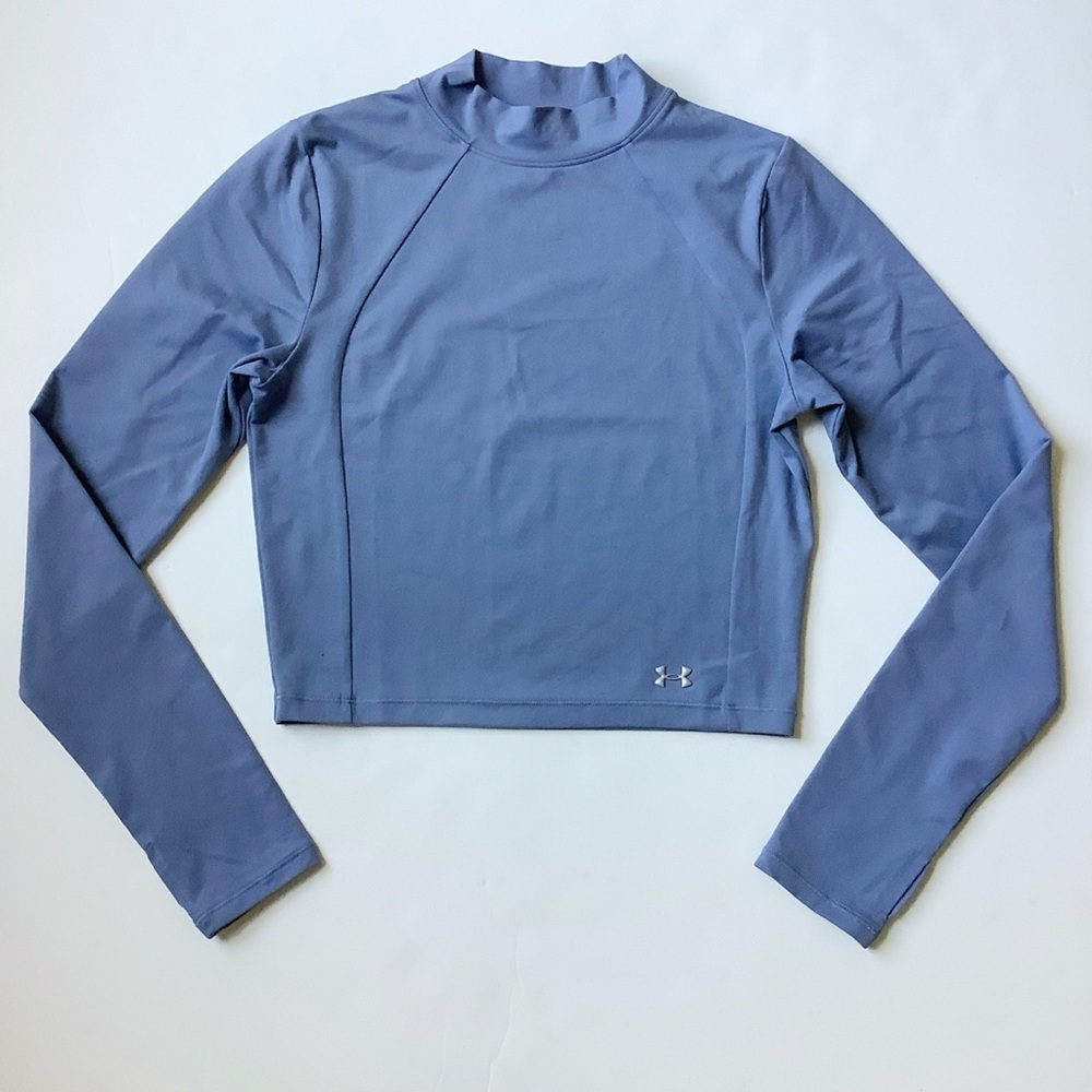 Under Armour Women’s Blue Long-Sleeve Crop Top